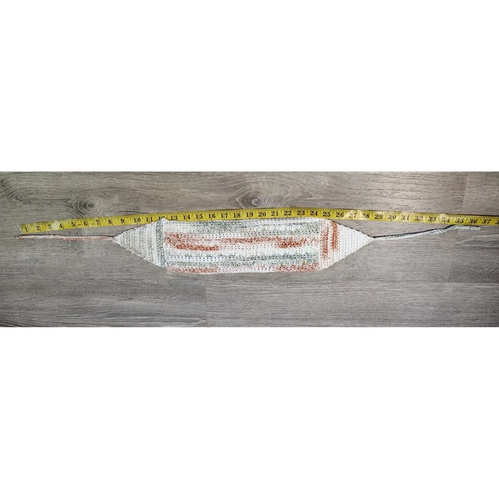 Handmade Crochet Headband Cotton Boho Hippie‎ Nature Solid